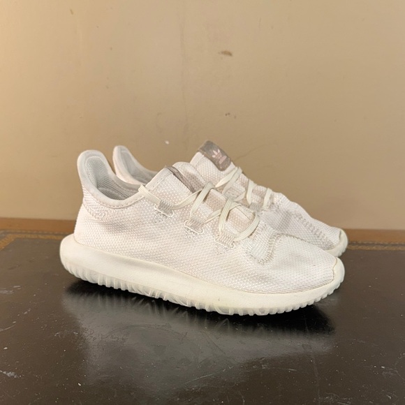 Adidas Originals Tubular Shadow J White Ice Pink CQ0897 Preschool Girls Size 1Y - Picture 1 of 5